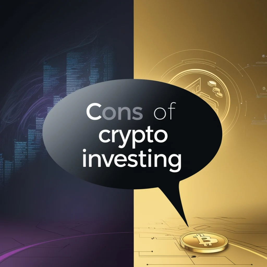 cons of crypto investing