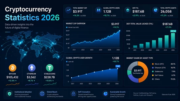cryptocurrency statistics 2026 cryptocurrency statistics 2026