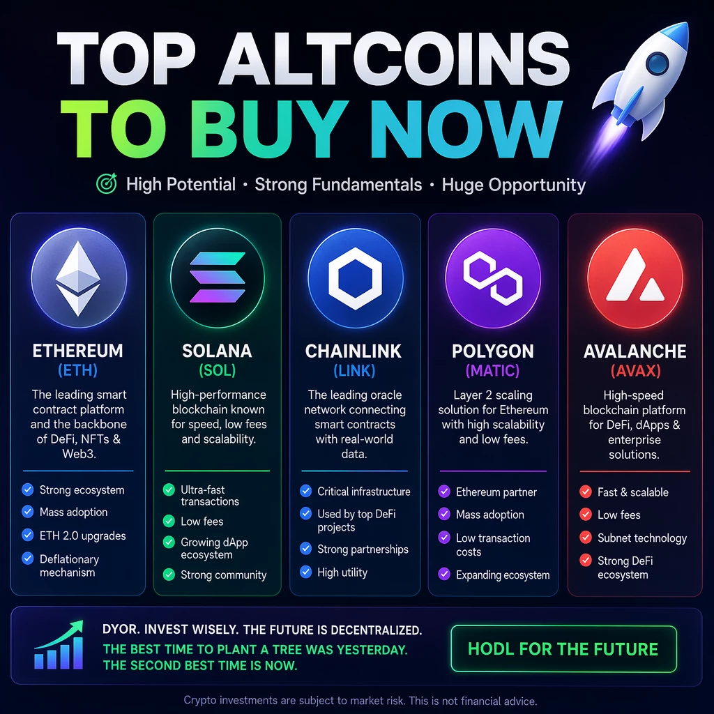 Top Altcoins to Buy Now Top Altcoins to Buy Now