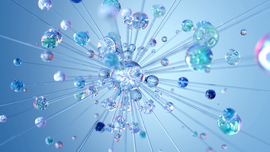 An abstract rendering of a digital coin floating in a complex, glowing network of financial connectivity nodes. An abstract rendering of a digital coin floating in a complex, glowing network of financial connectivity nodes.