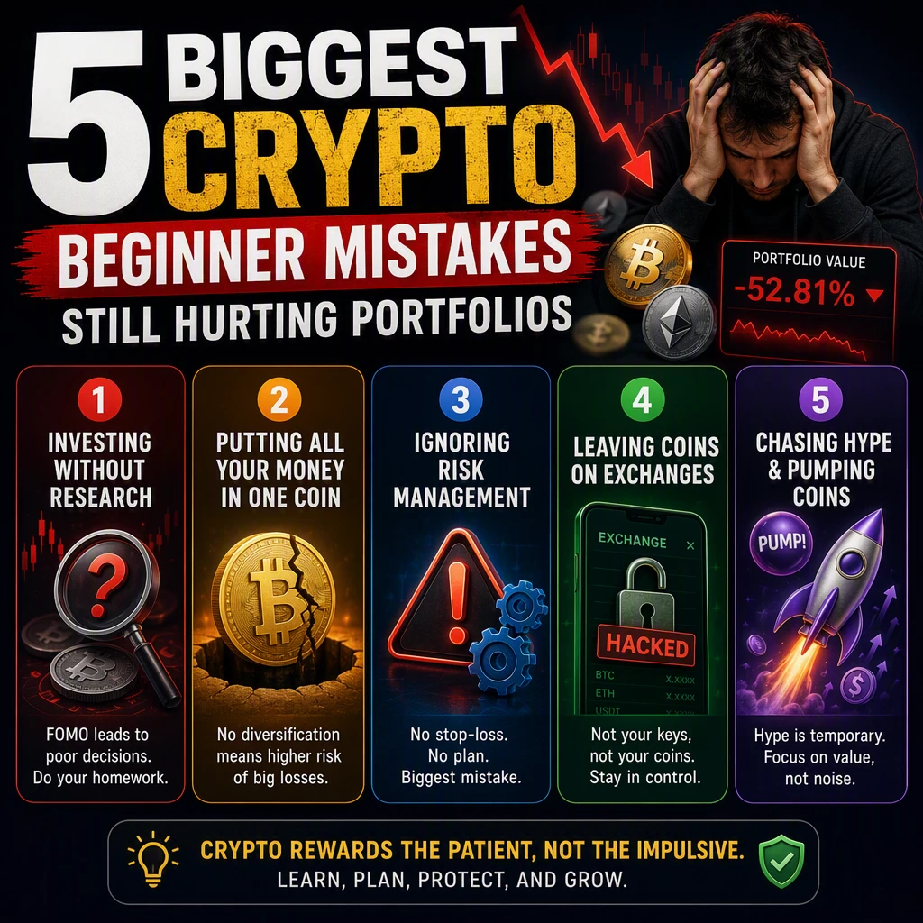 crypto beginner mistakes crypto beginner mistakes