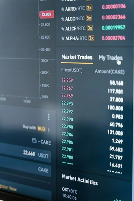 A screen capture showing a colorful, node-based network graph representing real-time transaction flows and blockchain activity. A screen capture showing a colorful, node-based network graph representing real-time transaction flows and blockchain activity.
