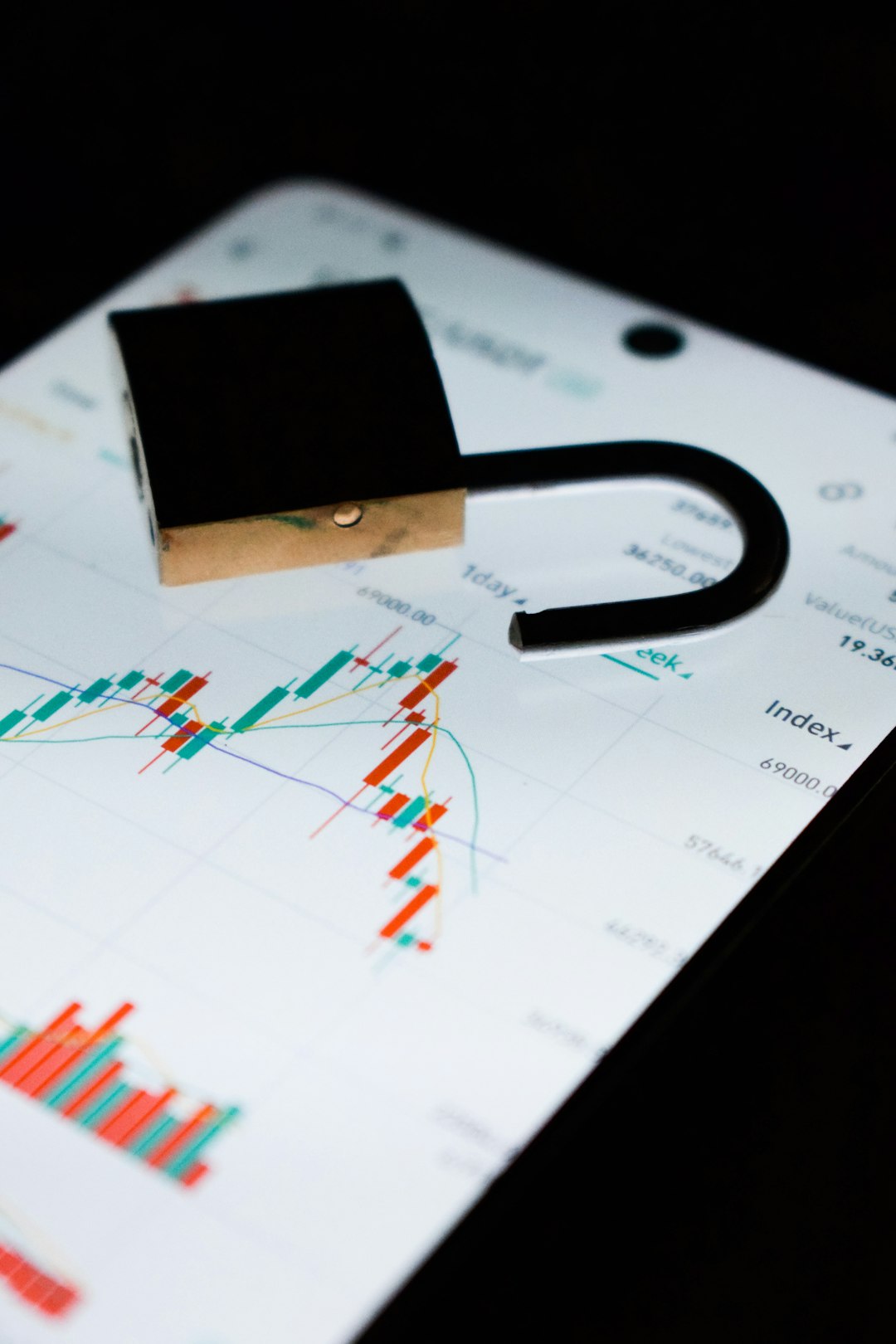 A digital shield concept hovering over a line of digital financial growth, showing secure future potential. A digital shield concept hovering over a line of digital financial growth, showing secure future potential.